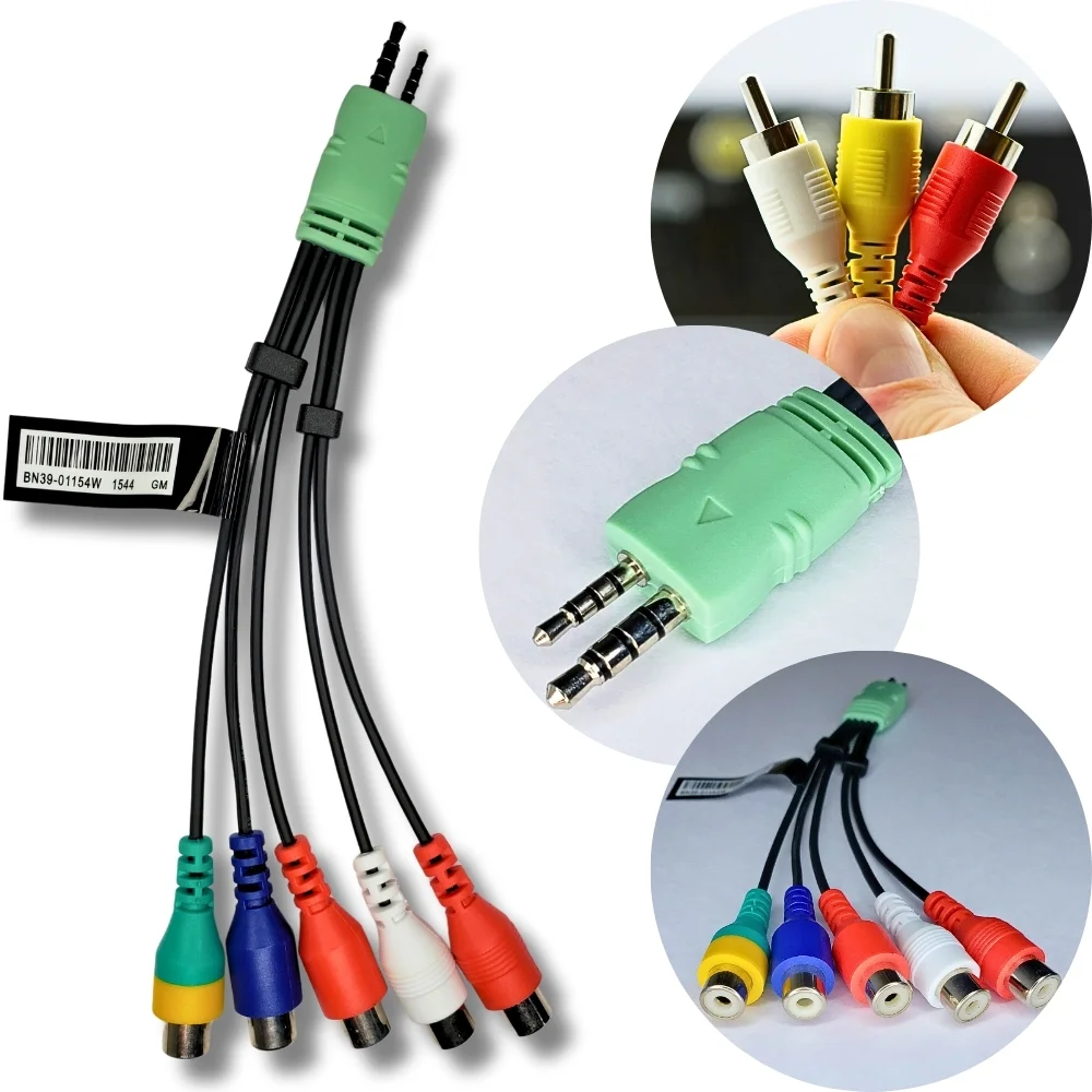 Imagem 4 de 5 do produto Cabo Componente Adaptador Av Para Smart Tv LED Samsung D8000