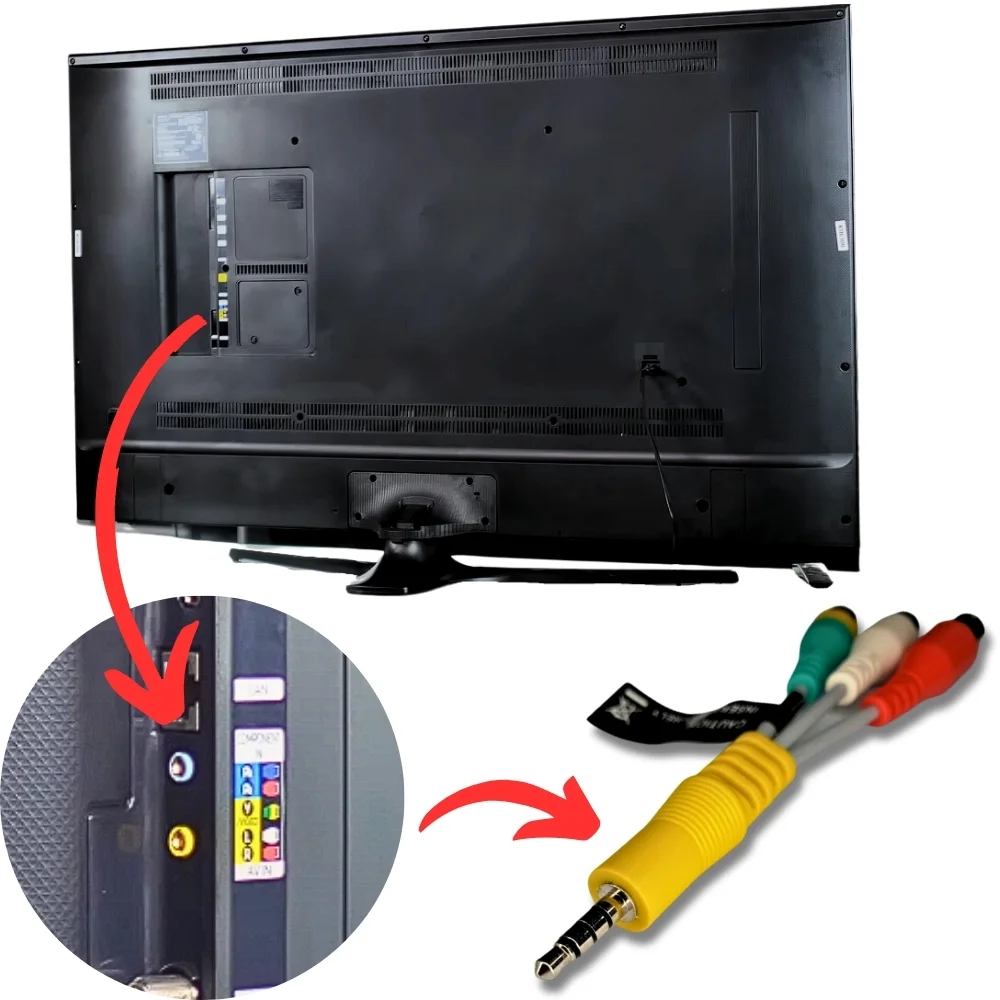 Imagem 3 de 5 do produto Cabo Adaptador P3 Rca Smart Tv Samsung Bn39-02189a