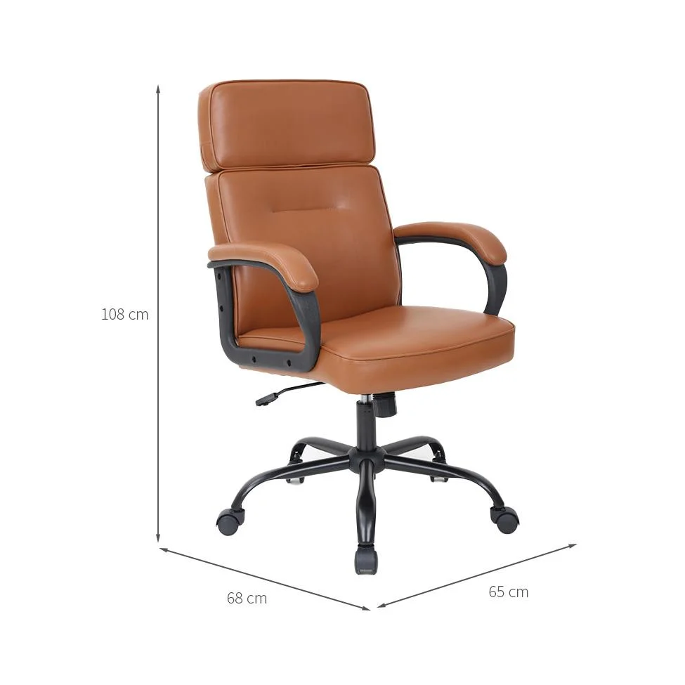 Imagem 5 de 5 do produto Cadeira De Escritório Diretor Hermond Giratória Marrom