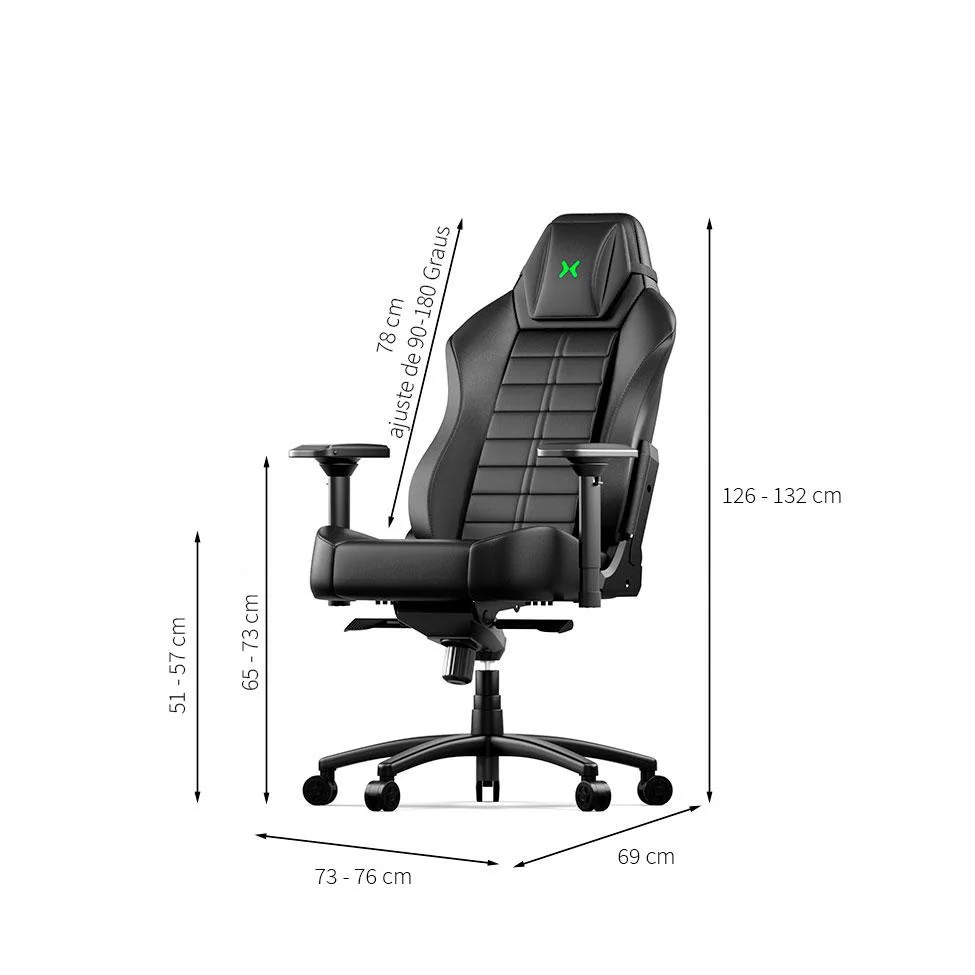 Cadeira Gamer Titans Cronus Preta Cadeira Gamer Titans Cronus Preta