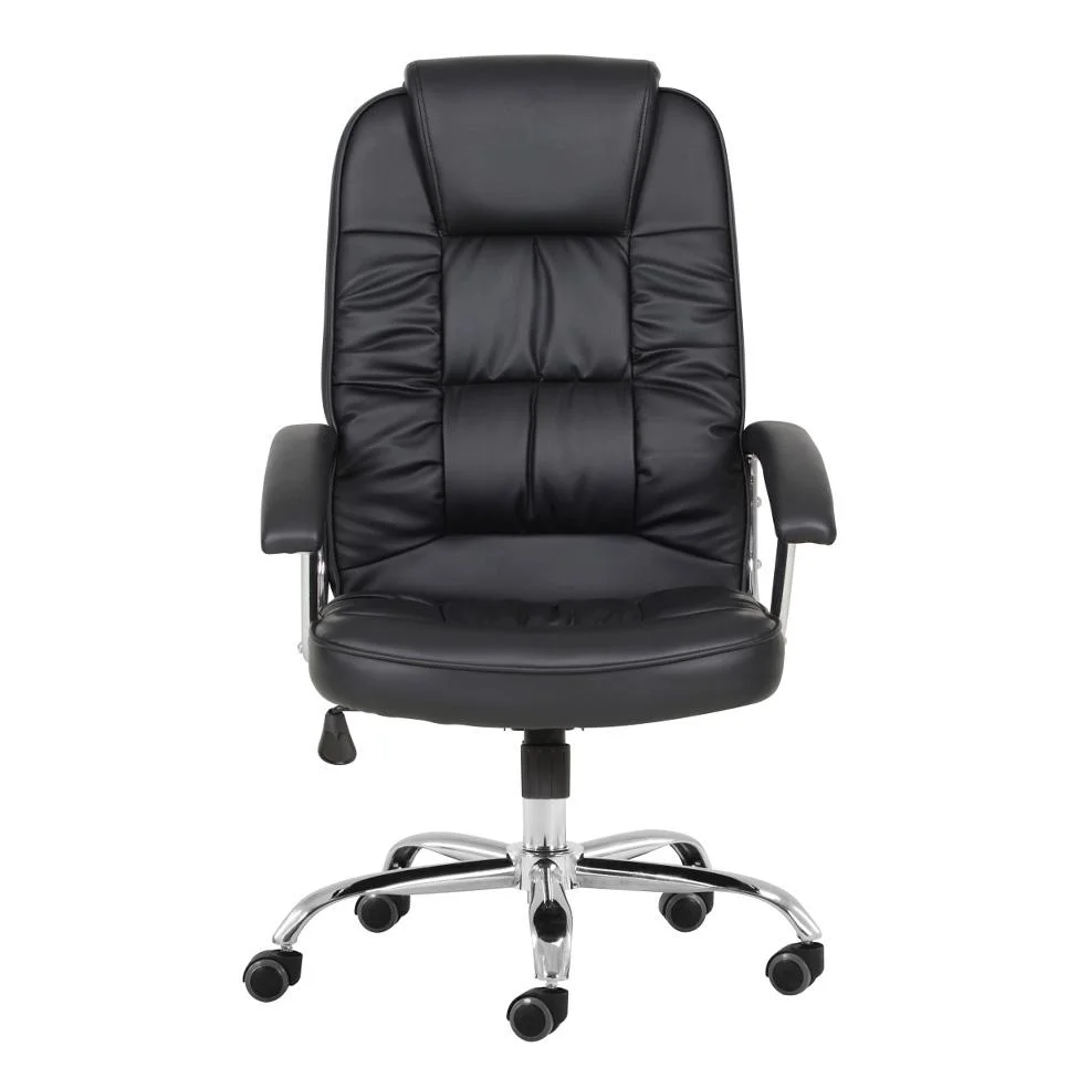 Imagem 2 de 5 do produto Cadeira De Escritório Presidente Giratória Com Relax Finland Preta