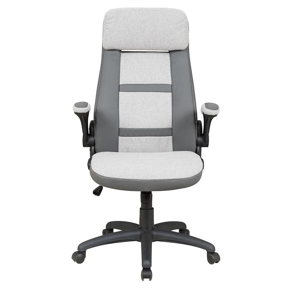 Imagem 5 de 5 do produto Cadeira De Escritório Presidente Giratória Com Relax Juan Cinza
