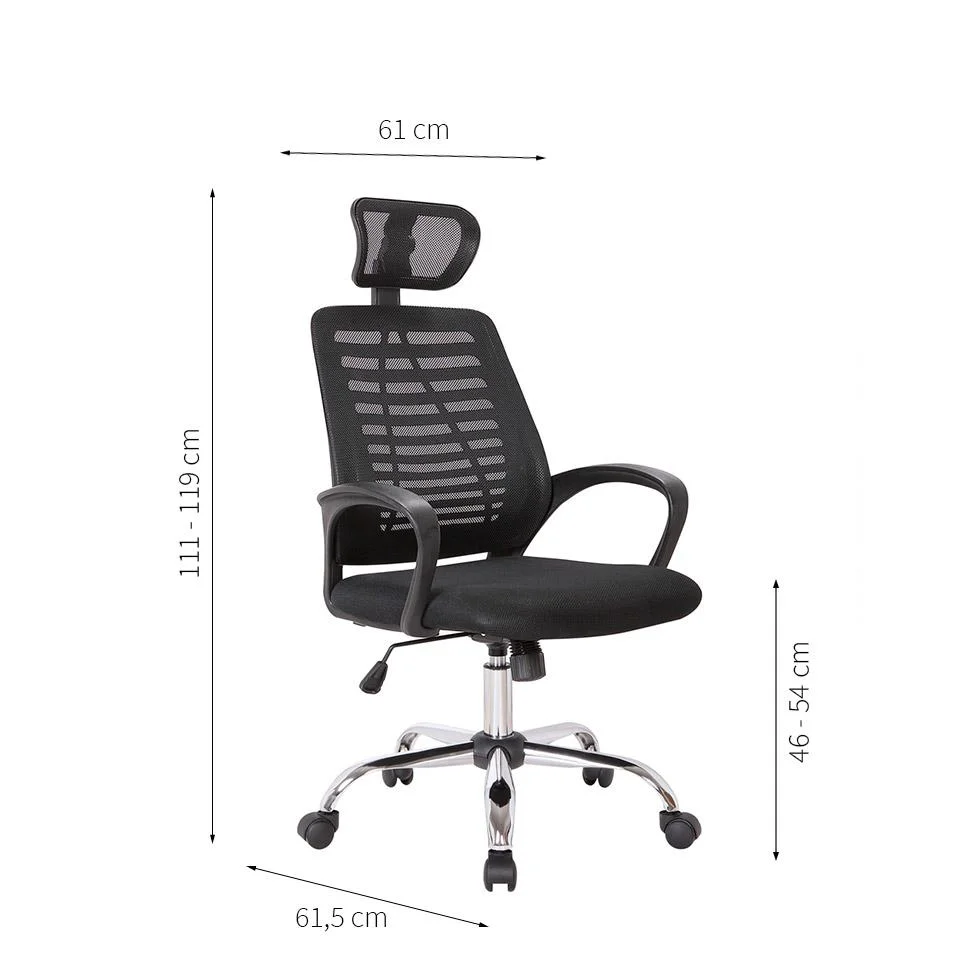 Imagem 5 de 5 do produto Cadeira De Escritório Diretor Giratória Light Preta