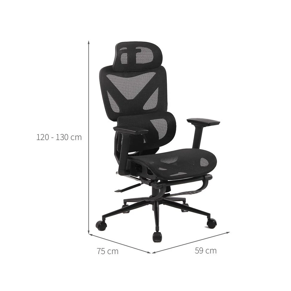 Imagem 5 de 5 do produto Cadeira De Escritório Presidente Harpy Preta
