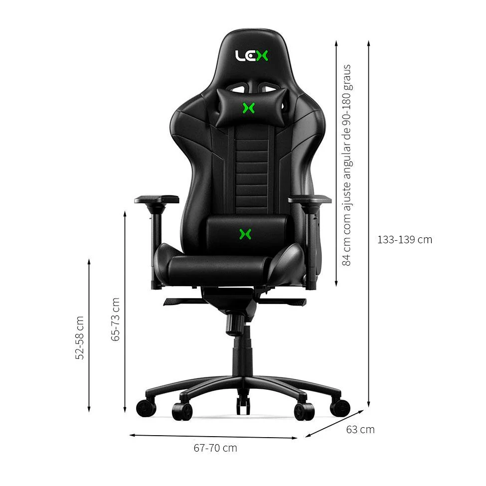 Cadeira Gamer Olympians Poseidon Preta Cadeira Gamer Olympians Poseidon Preta
