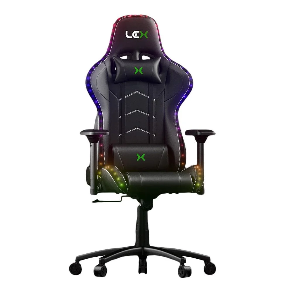 Cadeira Gamer Olympians Zeus LED RGB Preta Cadeira Gamer Olympians Zeus LED RGB Preta