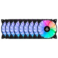 Kit 9 Fans Mancer Z100 RGB Com Controladora 120mm - Mcr-z10RGB-01 2