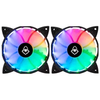 Kit 2 Fans Mancer Z100 RGB Com Controladora 120mm - Mcr-z10RGB-01 2