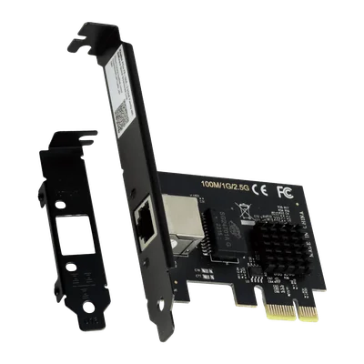 Placa De Rede 2.5g Rj45 PCi-e X1 PCyes Lc2500-1p
