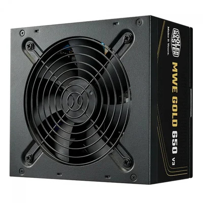 Fonte Cooler Master Mwe Gold 650 V3, 650w, 80 Plus Gold, Atx 3.1, Pfc Ativo, Mpe-6502-acaag-3bbr