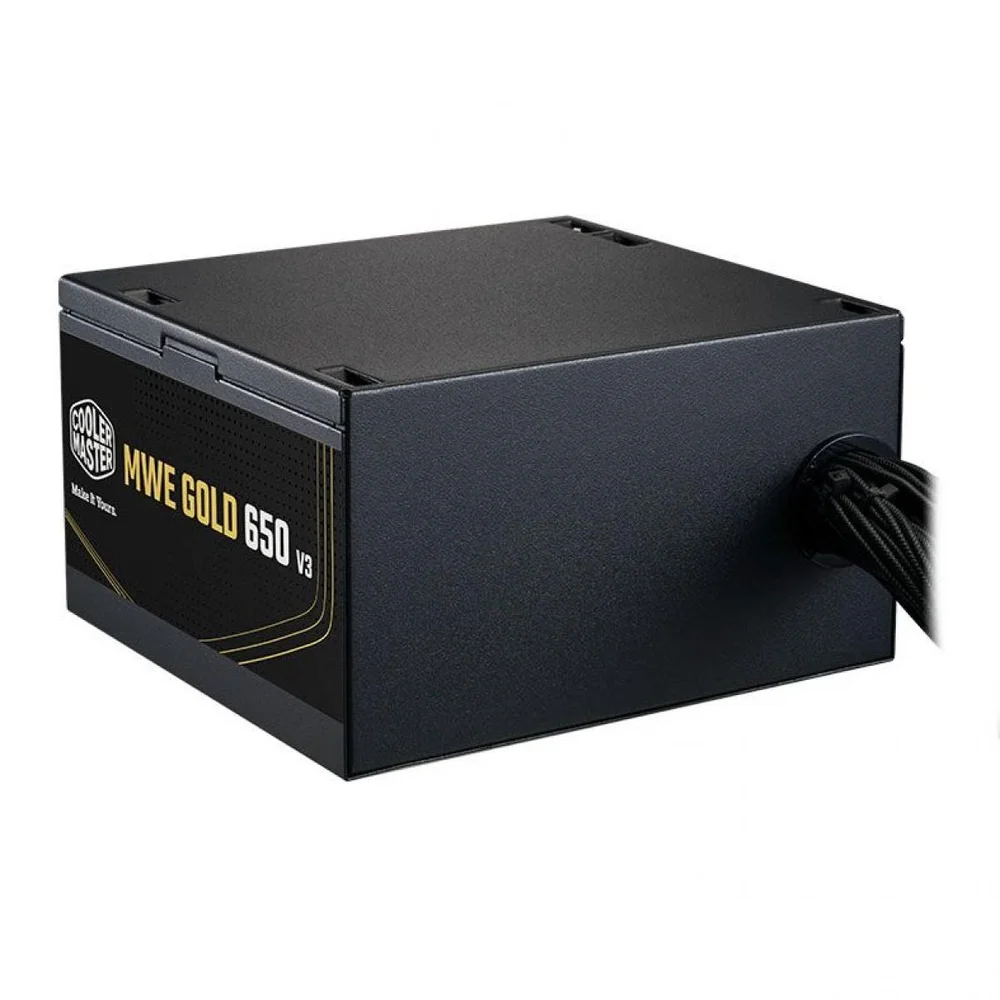 Imagem 5 de 5 do produto Fonte Cooler Master Mwe Gold 650 V3, 650w, 80 Plus Gold, Atx 3.1, Pfc Ativo, Mpe-6502-acaag-3bbr