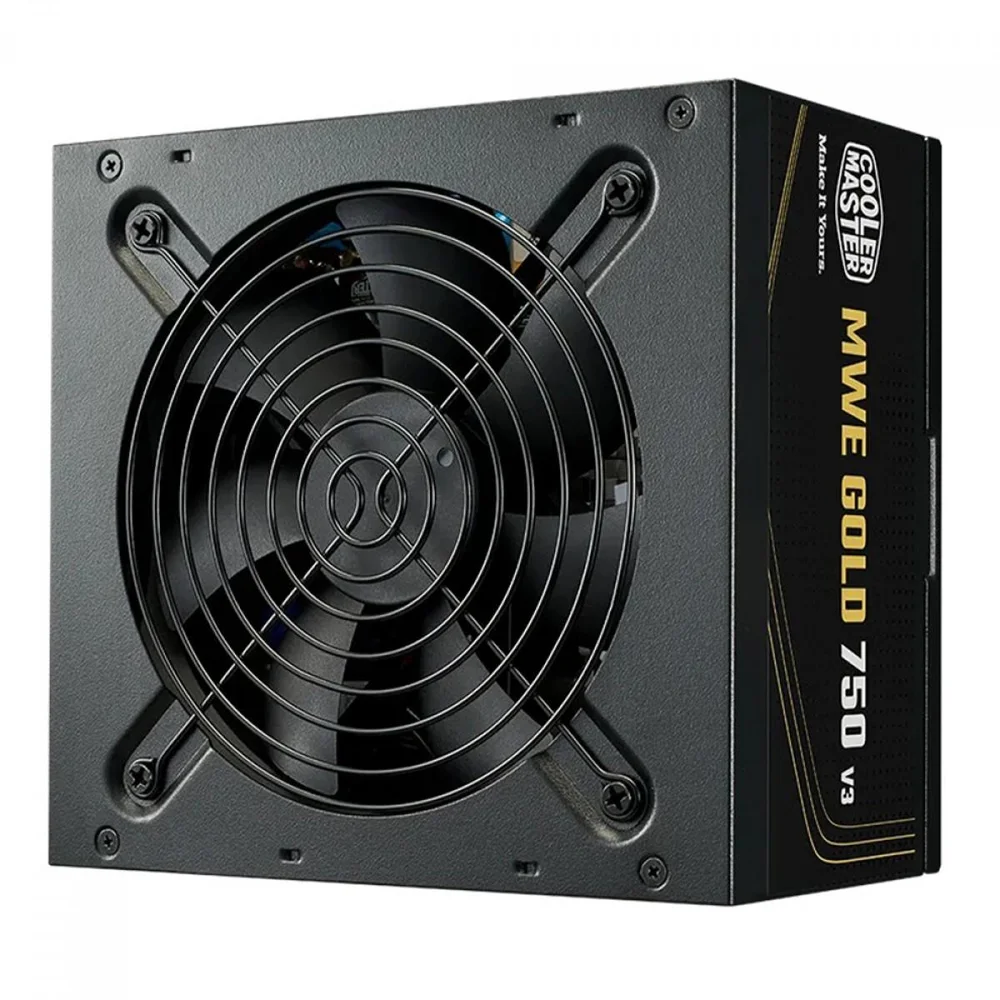 Fonte Cooler Master Mwe Gold 750 V3, 750w, 80 Plus Gold, Mpe-7506-acag-bbr