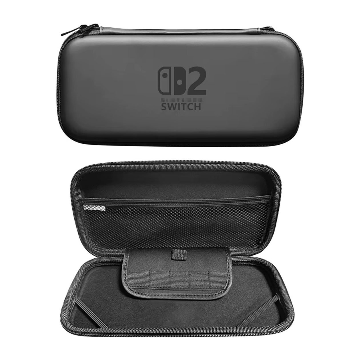 Case Nintendo Switch 2 Bolsa Estojo Rígido Preto Eva Ns2