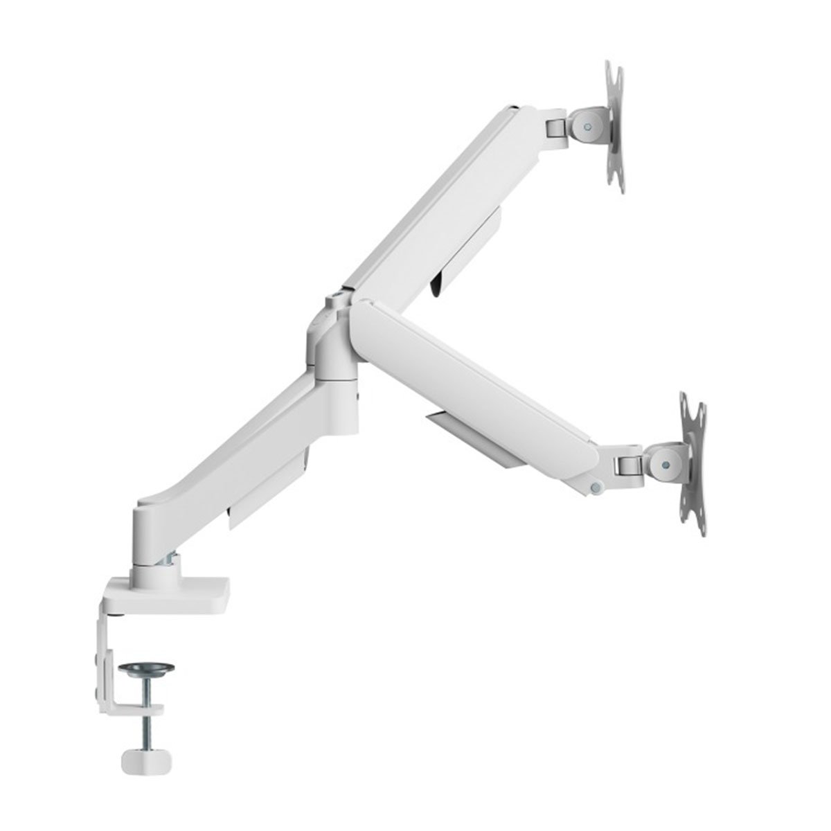 Suporte Para Dois Monitores Bluecase Bsmts02u-1w Com Usb-a/usb-c 17 A 32 " Branco