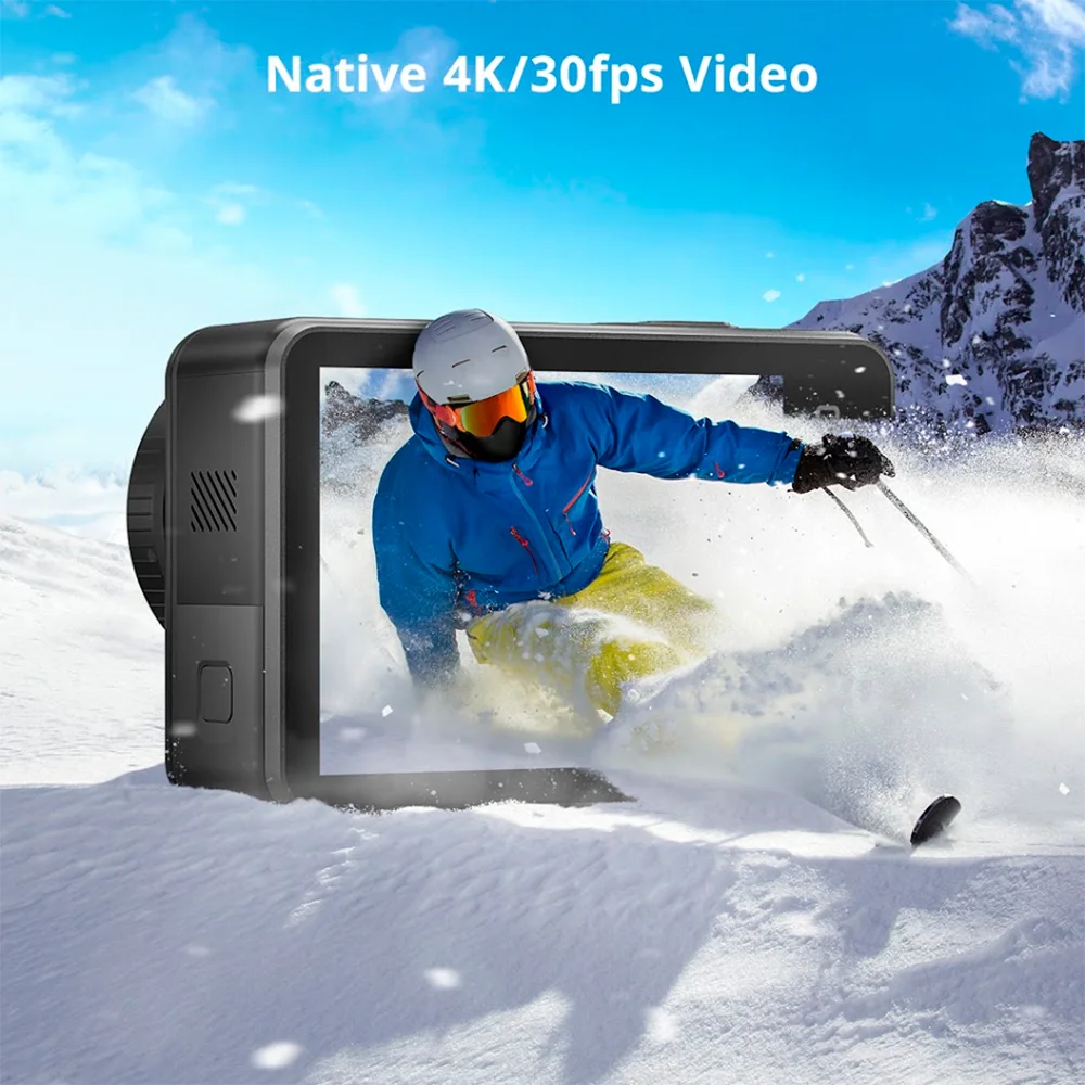 Imagem 4 de 5 do produto Câmera Ação Akaso Action Brave 7 4k30fps, Wi-fi, Preta