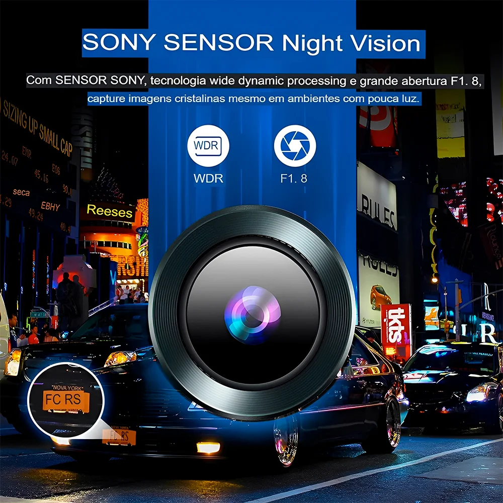 Imagem 5 de 5 do produto Câmera Painel Azdome M550 Pro Dashcam Wi-fi 3ch Gps 3.18