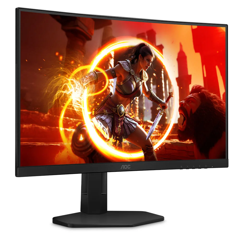 Monitor Gamer Curvo Agon G4z 27” Aoc Full Hd, 300hz, 0.3ms Com 4.000:1 De Contraste - C27g4z/p/57 - Bivolt Monitor Gamer Curvo Agon G4z 27” Aoc Full Hd, 300hz, 0.3ms Com 4.000:1 De Contraste - C27g4z/p/57 - Bivolt