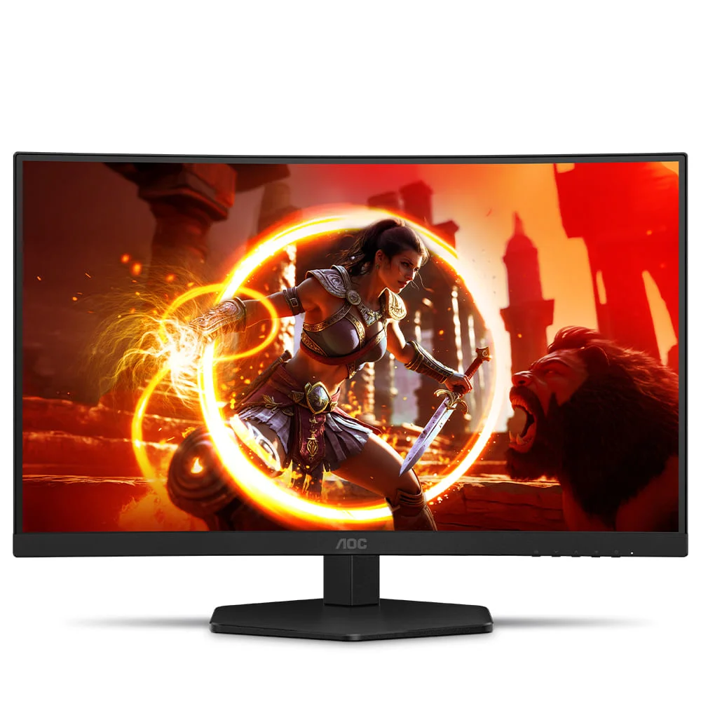 Monitor Gamer Curvo Agon G4z 27” Aoc Full Hd, 300hz, 0.3ms Com 4.000:1 De Contraste - C27g4z/p/57 - Bivolt Monitor Gamer Curvo Agon G4z 27” Aoc Full Hd, 300hz, 0.3ms Com 4.000:1 De Contraste - C27g4z/p/57 - Bivolt