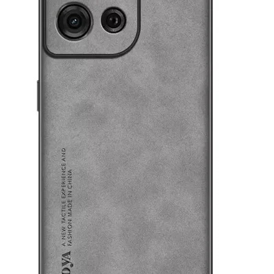 Capinha Luxo Couro Camurça Luxury Para Motorola Moto Edge 60 Fusion / Edge 60 5g