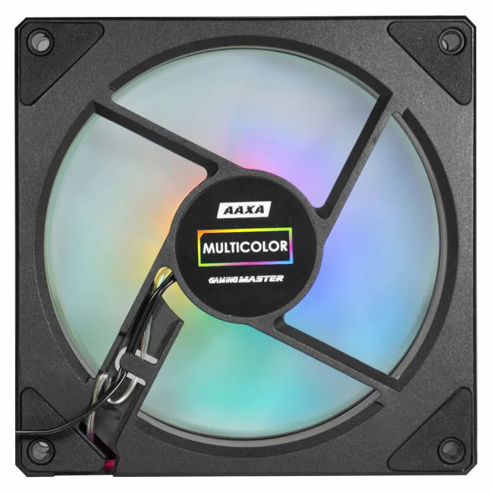 Cooler Fan Para Gabinete K-mex Infinite Multicolor Aa-xaf1, 120mm, RGB, Silencioso, 4 Pinos Molex, Preto - Aaxaf114atzab0x 5