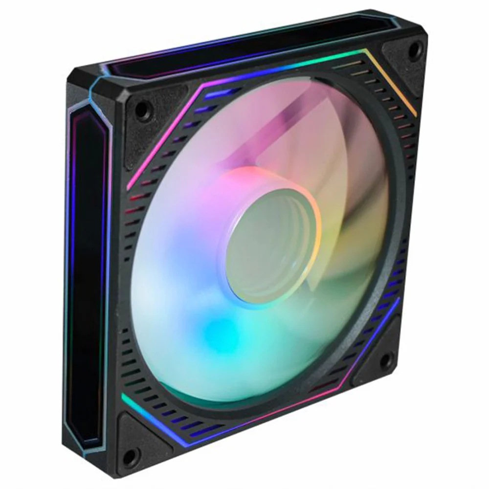 Cooler Fan Para Gabinete K-mex Infinite Multicolor Aa-xaf1, 120mm, RGB, Silencioso, 4 Pinos Molex, Preto - Aaxaf114atzab0x 8