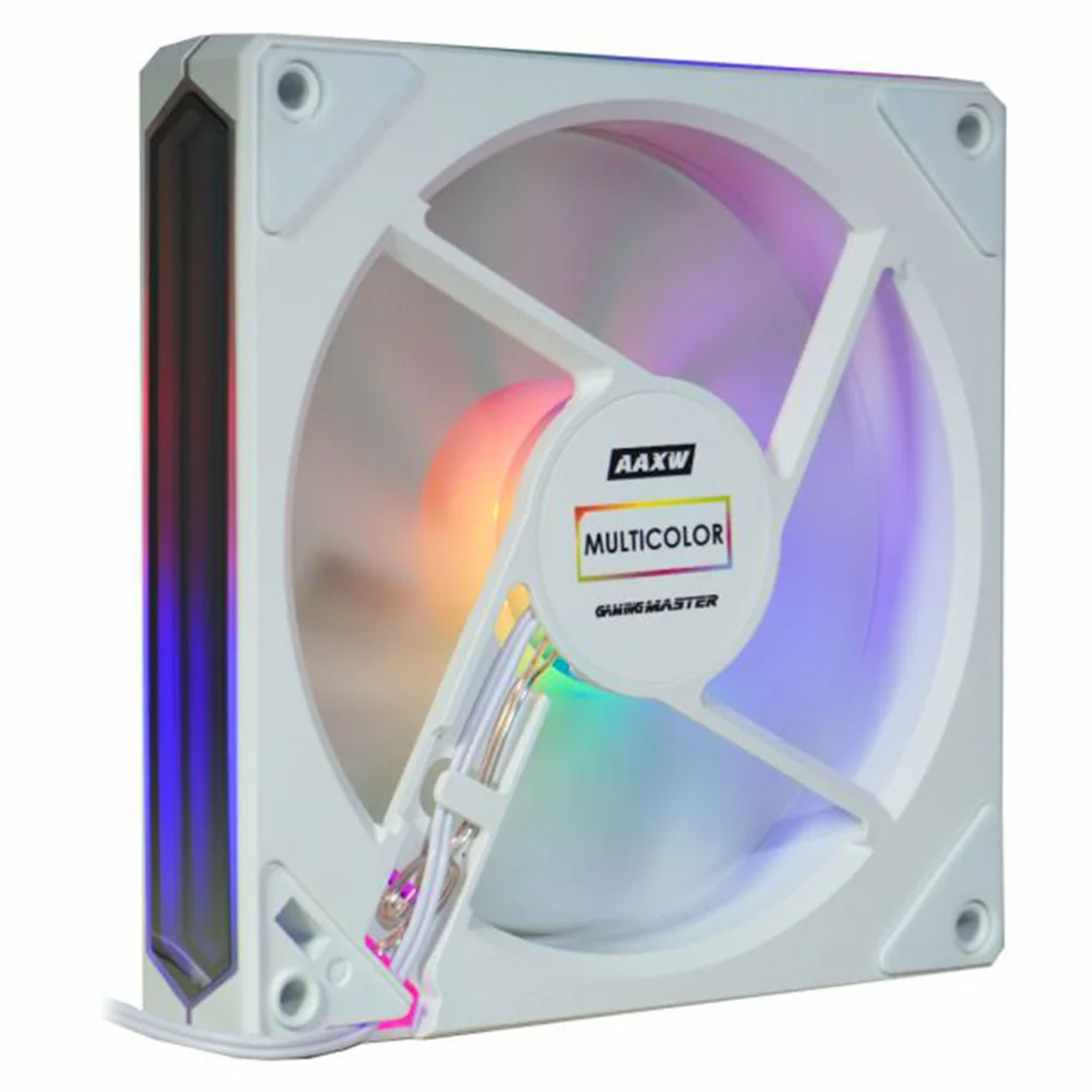 Cooler Fan Para Gabinete K-mex Infinite Multicolor Aa-xwf1, 120mm,  RGB, Silencioso, 4 Pinos Molex, Preto - Aaxwf114atzab0x 5