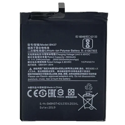 Bateria Bn37 Compativel Com Xiaomi Redmi 6 E 6a