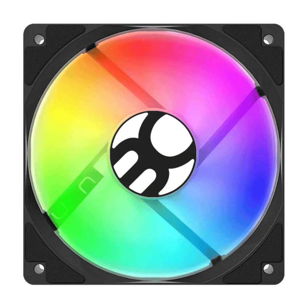 Imagem 3 de 5 do produto Cooler Fan 120mm LED Rainbow S09rbw Preto Para Gabinete