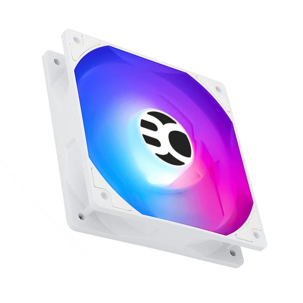Imagem 3 de 4 do produto Cooler Fan 120mm LED Rainbow S09rbw Branco Para Gabinete