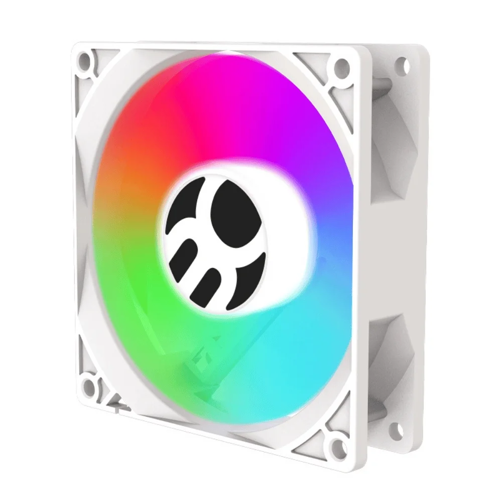 Imagem 4 de 4 do produto Cooler Fan 120mm LED Rainbow S09rbw Branco Para Gabinete