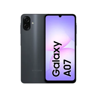Smartphone Samsung Galaxy A07 128GB, 4GB, Câmera 50mp, Tela 6.7”, Proteção Ip54, Processador 6nm, Preto