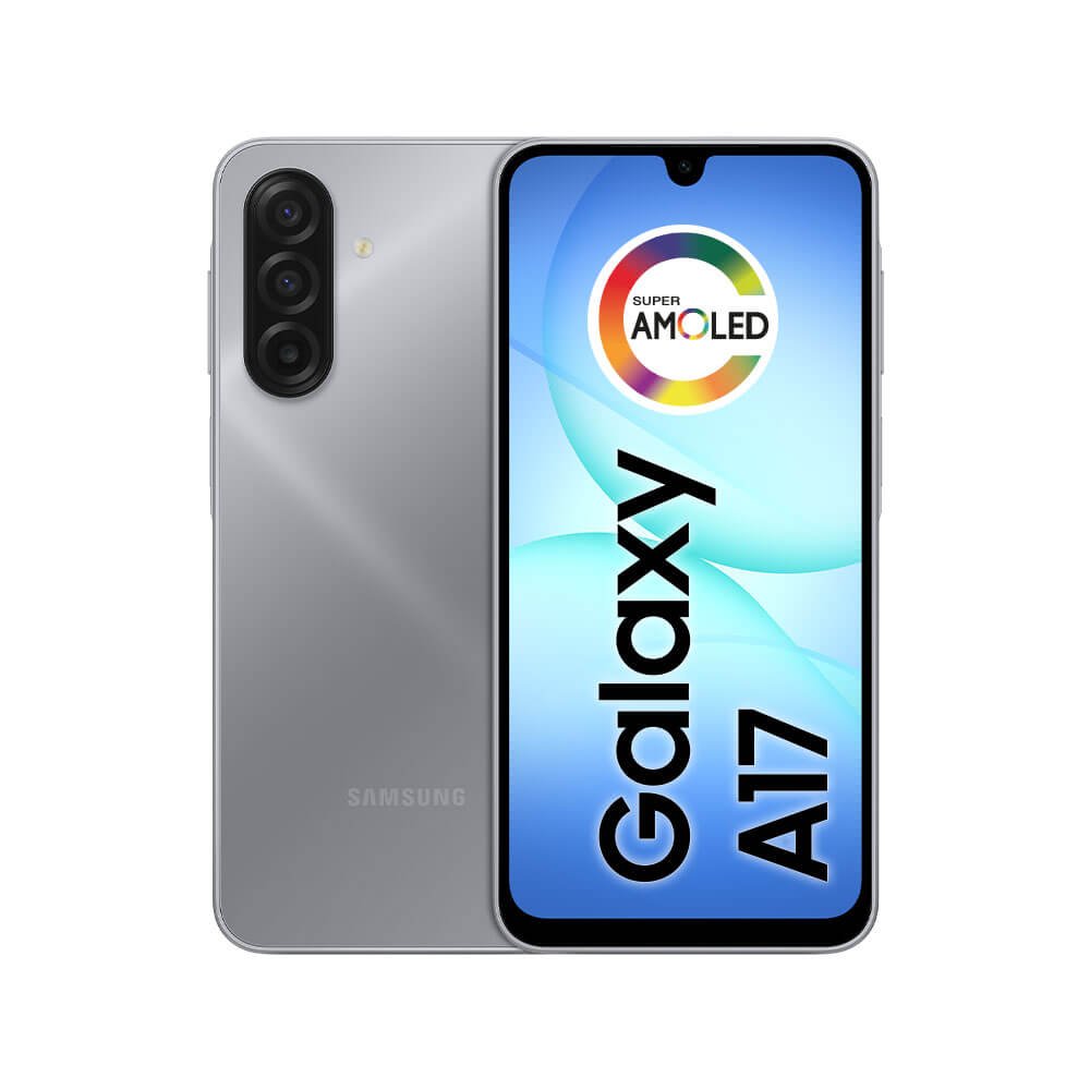 Smartphone Samsung Galaxy A17 Com Ia, 128 GB, 4 GB RAM, Câm De 50mp, Tela De 6.7”, Nfc, Ip54, Cinza