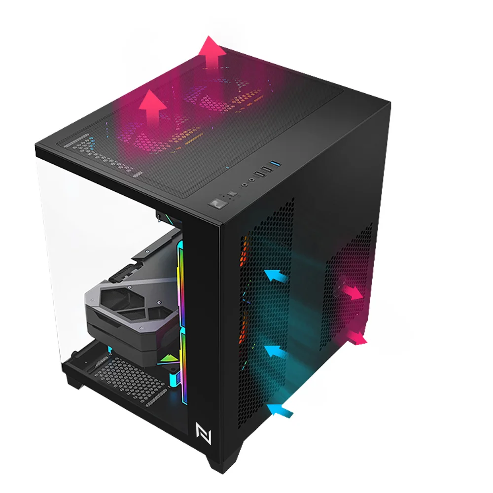 PC Gamer Ryzen 5 5600x, 16gb 3200mhz, (rx 6600 8GB), A520m, SSD 480GB M.2, 600w 80 Plus, 3 Fans RGB, Neologic - Nli90303 U Unica Unica PC Gamer Ryzen 5 5600x, 16gb 3200mhz, (rx 6600 8GB), A520m, SSD 480GB M.2, 600w 80 Plus, 3 Fans RGB, Neologic - Nli90303 U Unica Unica