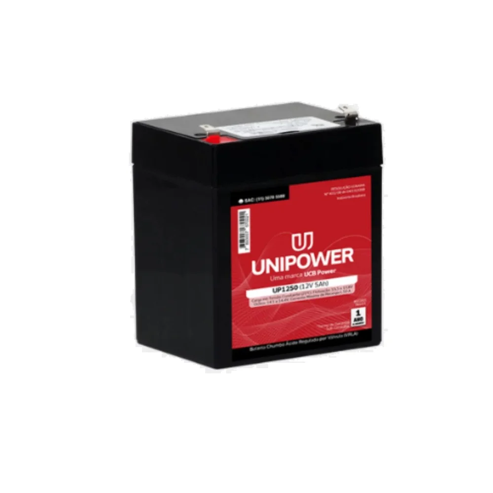 Bateria Nobreak 12v 5ah Unipower F187 Up1250 Bateria Nobreak 12v 5ah Unipower F187 Up1250