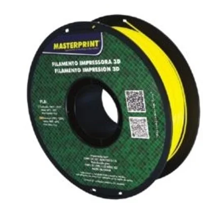 Filamento 3d - Pla Amarelo - Rolo 1kg (1.75mm) Der 5 - Mp