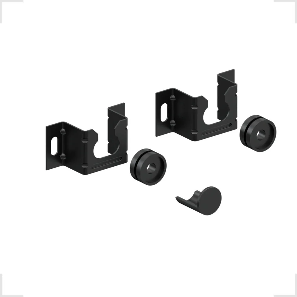 Imagem 2 de 5 do produto Suporte Para Televisão Universal Kit 25 Peças De 10 A 71 Pol Preto Cs0060u-kit25