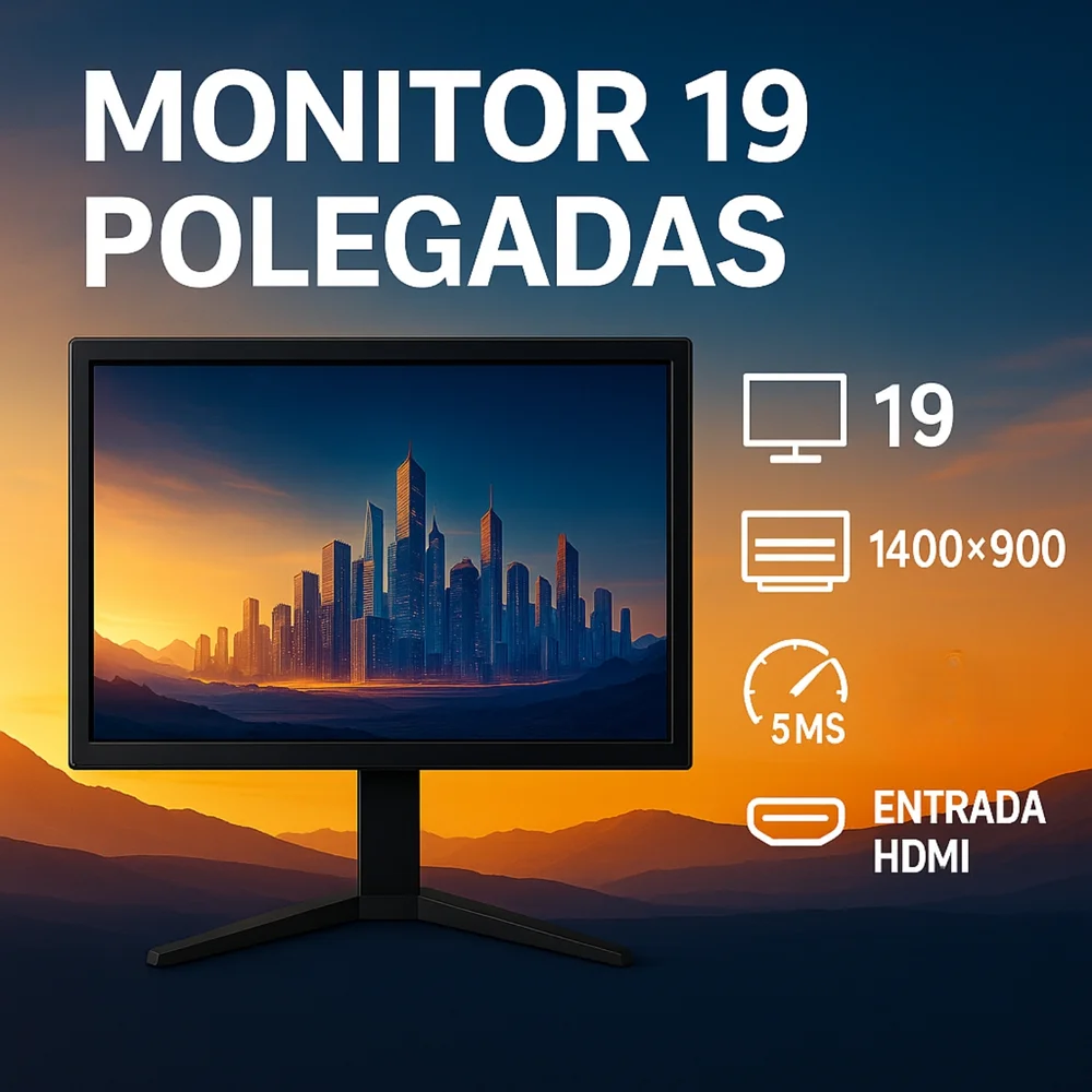 Computador Completo Intel i5 3.60ghz 16gb 240GB Monitor 19 - view 5