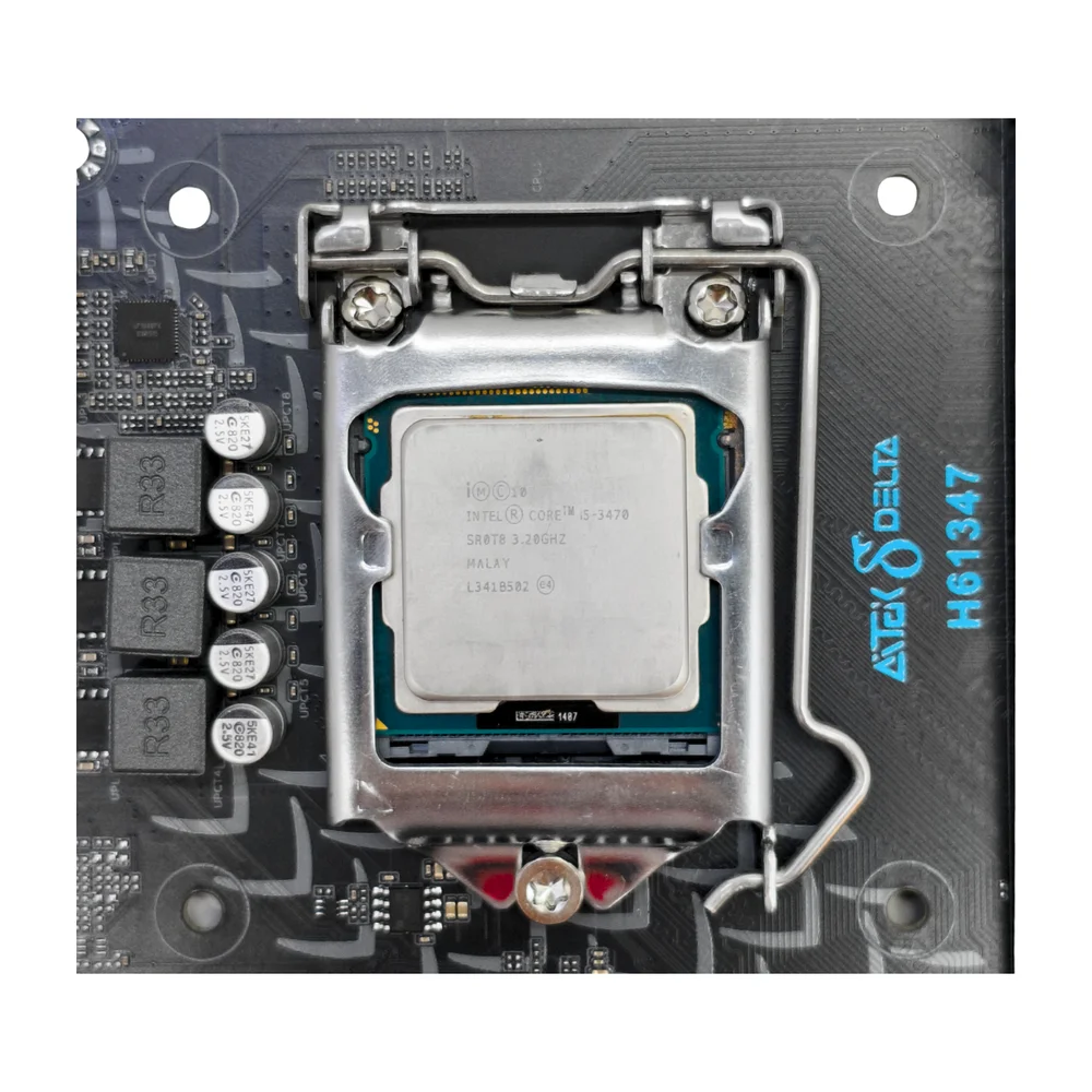 Kit Placa Mãe Delta H61347 Micro Atx Com Processador Intel Core i5 3470 3.2ghz HDMI Ddr3 Até 16gb 8