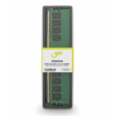 Memória Ram Desktop Get 8GB 2400mhz Ddr4, Dimm 288 Pinos, Alto Desempenho