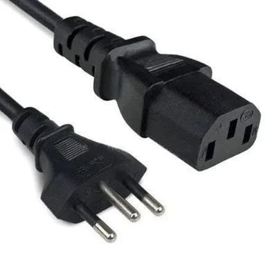 Cabo De Força Tripolar Tipo PC Atx 1.80m Para Fonte Cb-112