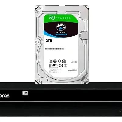 Nvd Intelbras 1404p 4 Canais 4k Poe Ultra Hd Rede Ip Com Hd 2TB