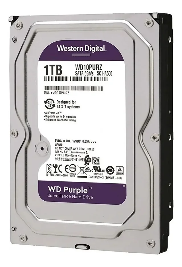 Gravador Ip Nvr 4 Canais Poe Nvd 1404 P + Hd 1 Tb Purple Intelbras Gravador Ip Nvr 4 Canais Poe Nvd 1404 P + Hd 1 Tb Purple Intelbras