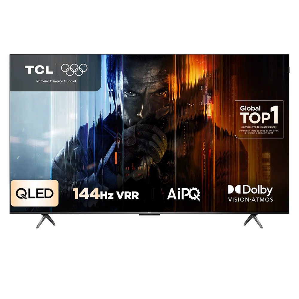 Smart TV TCL 55 Polegadas QLED 4K P8K WiFi Bluetooth Google TV 144Hz HDR10+ Dolby Atmos Vision 55P8K - view 8
