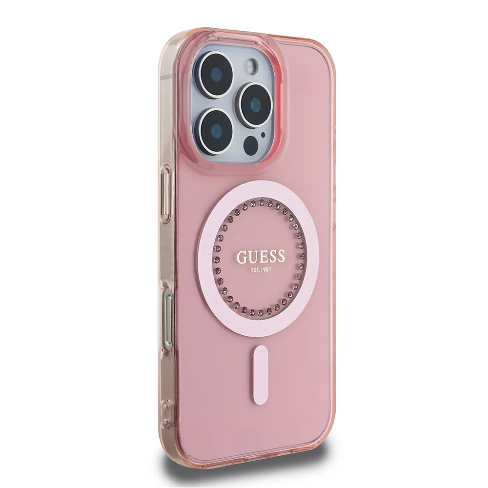 Imagem 3 de 5 do produto Case Guess Lunar Magsafe Iphone 16 Pro Max