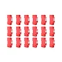 Kit 18 Un Dispositivo De Proteção Contra Raios Com Dps Front V 275v 20ka Vermelho