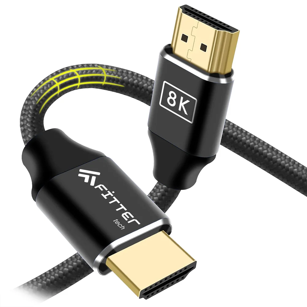 Imagem 3 de 5 do produto Cabo HDMI 2 Metros Uhdtv 8k 48GBps 3d Ready 144hz Em 4k Funcao Cec-arc