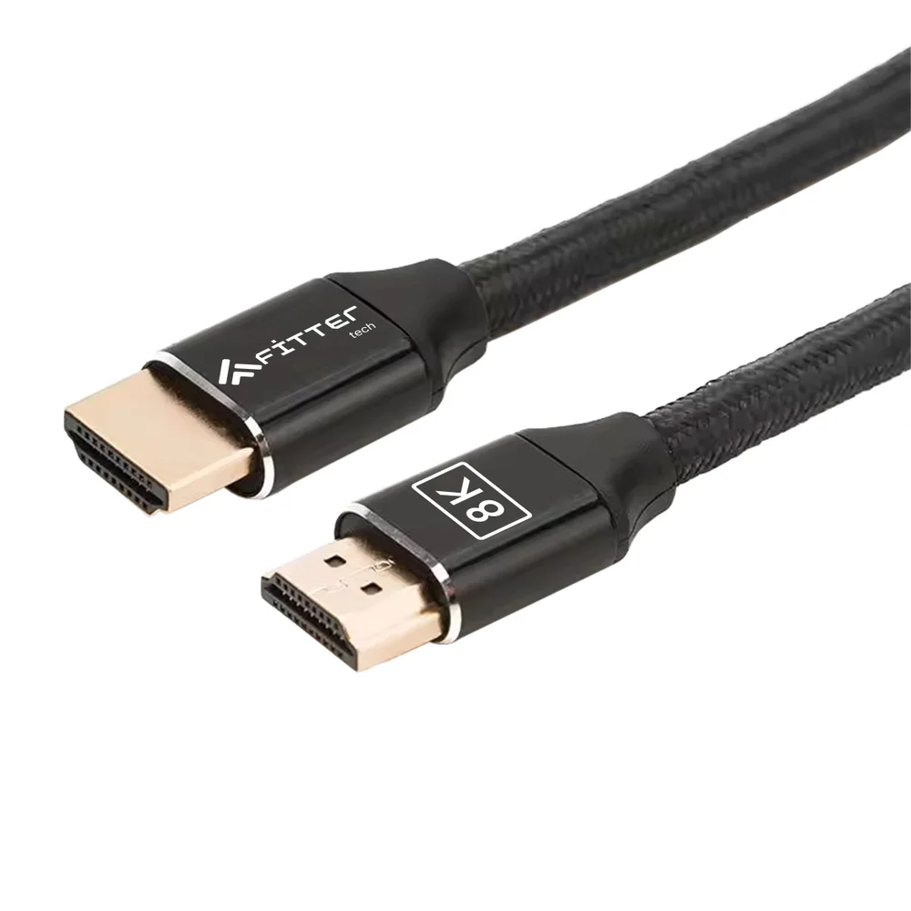 Imagem 4 de 5 do produto Cabo HDMI 2 Metros Uhdtv 8k 48GBps 3d Ready 144hz Em 4k Funcao Cec-arc