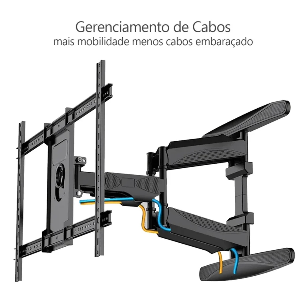 Imagem 2 de 5 do produto Suporte Ergonômico De Parede Multi Articulado Para Tv E Monitor