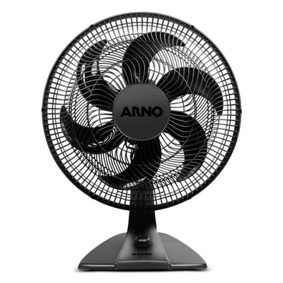 Ventilador De Mesa Arno 40cm 6 Pás Essential Ve2e Preto 220v - 220 V
