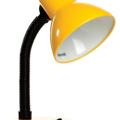 Luminária De Mesa Kian Max Amarela - Bivolt